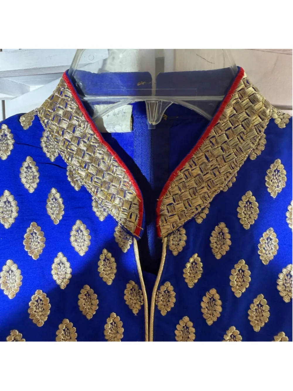 Vintage Ararkali Dress blue and magenta child's costume Disney princess Jasmin M